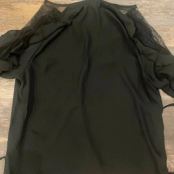 Blooming jelly blouse Black Lace Blouse Large NWT - Picture 6 of 7